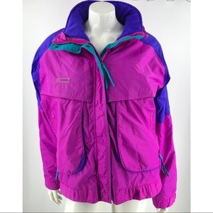 Columbia Purple 3-Way Use Winter Jacket